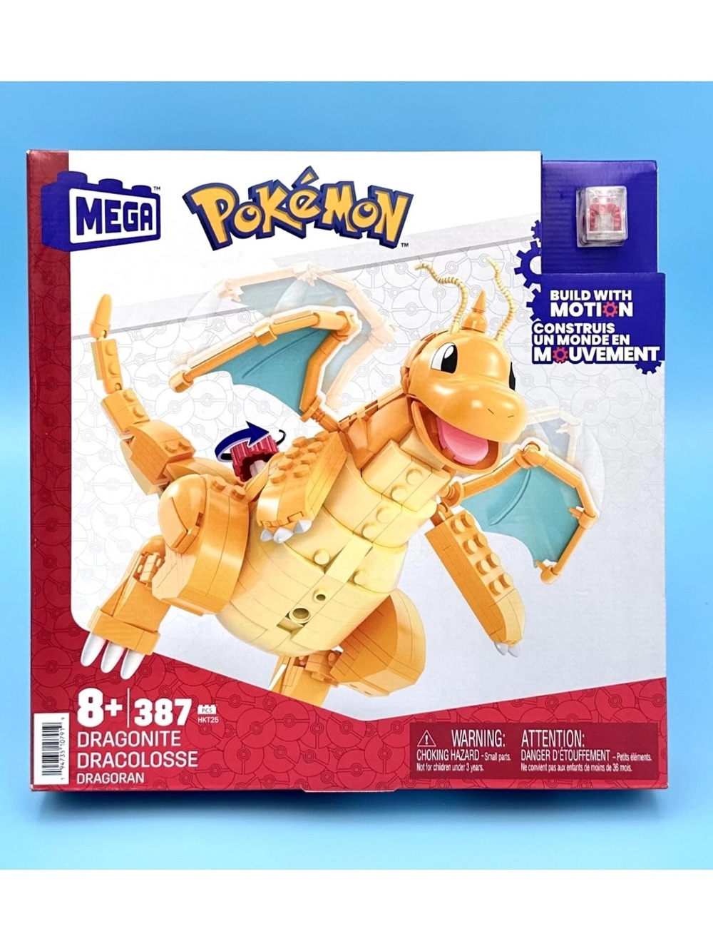 MEGA Pokémon Dragonite Buildable Figure - Orange